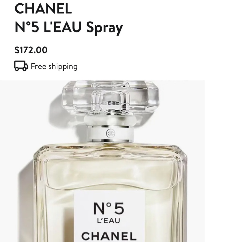 Chanel No. 5 L’EAU Spray 3.4 oz
